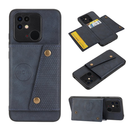Double Buckle PU + TPU Shockproof Magnetic Phone Case, For OPPO Realme 9 Pro, For OPPO Realme 9 Pro+, For OPPO Realme 9i, For OPPO Realme C35, For vivo Y15s, For vivo Y33s, For Xiaomi Redmi 10C, For Xiaomi Redmi Note 11 5G Chinese                      ...
