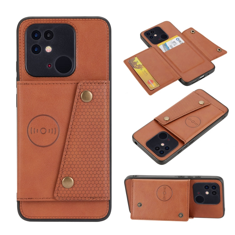 Double Buckle PU + TPU Shockproof Magnetic Phone Case, For OPPO Realme 9 Pro, For OPPO Realme 9 Pro+, For OPPO Realme 9i, For OPPO Realme C35, For vivo Y15s, For vivo Y33s, For Xiaomi Redmi 10C, For Xiaomi Redmi Note 11 5G Chinese                      ...