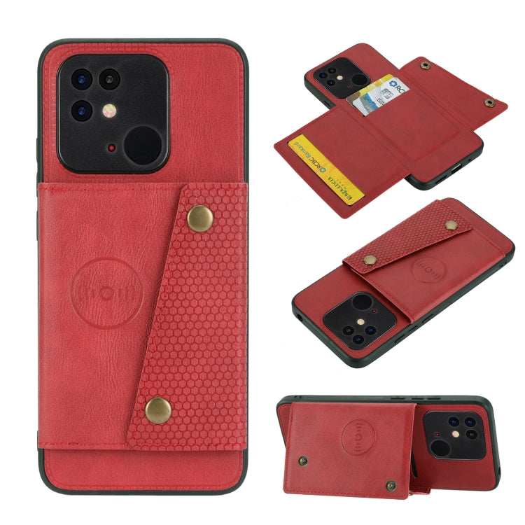 Double Buckle PU + TPU Shockproof Magnetic Phone Case, For OPPO Realme 9 Pro, For OPPO Realme 9 Pro+, For OPPO Realme 9i, For OPPO Realme C35, For vivo Y15s, For vivo Y33s, For Xiaomi Redmi 10C, For Xiaomi Redmi Note 11 5G Chinese                      ...