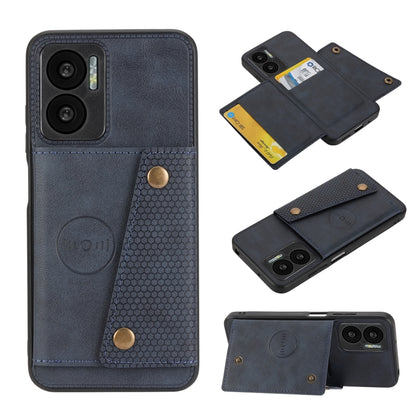 Double Buckle PU + TPU Shockproof Magnetic Phone Case, For OPPO Realme 9 Pro, For OPPO Realme 9 Pro+, For OPPO Realme 9i, For OPPO Realme C35, For vivo Y15s, For vivo Y33s, For Xiaomi Redmi 10C, For Xiaomi Redmi Note 11 5G Chinese                      ...