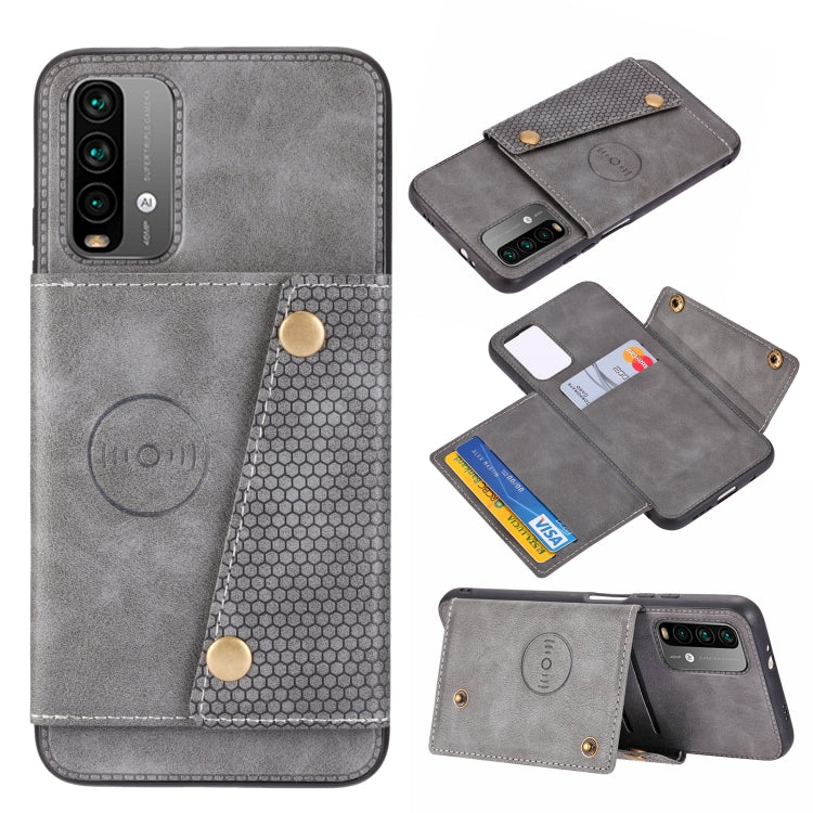 Double Buckle PU + TPU Shockproof Magnetic Phone Case, For OPPO Realme 9 Pro, For OPPO Realme 9 Pro+, For OPPO Realme 9i, For OPPO Realme C35, For vivo Y15s, For vivo Y33s, For Xiaomi Redmi 10C, For Xiaomi Redmi Note 11 5G Chinese                      ...