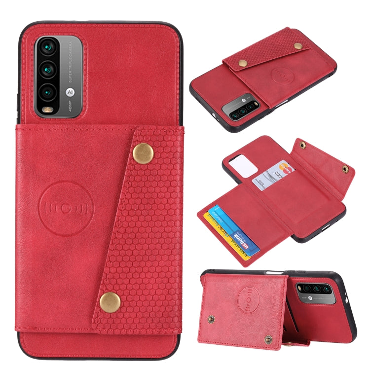 Double Buckle PU + TPU Shockproof Magnetic Phone Case, For OPPO Realme 9 Pro, For OPPO Realme 9 Pro+, For OPPO Realme 9i, For OPPO Realme C35, For vivo Y15s, For vivo Y33s, For Xiaomi Redmi 10C, For Xiaomi Redmi Note 11 5G Chinese                      ...