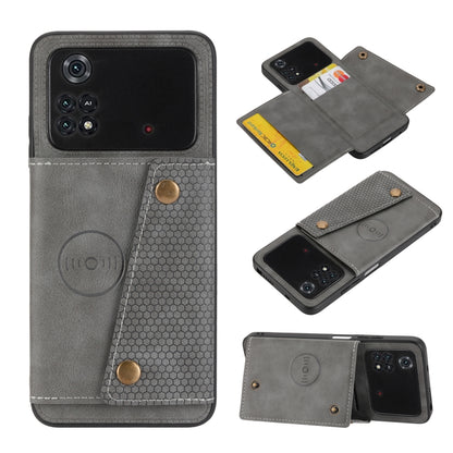 Double Buckle PU + TPU Shockproof Magnetic Phone Case, For OPPO Realme 9 Pro, For OPPO Realme 9 Pro+, For OPPO Realme 9i, For OPPO Realme C35, For vivo Y15s, For vivo Y33s, For Xiaomi Redmi 10C, For Xiaomi Redmi Note 11 5G Chinese                      ...