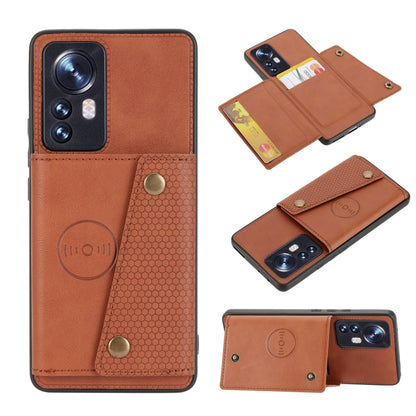 Double Buckle PU + TPU Shockproof Magnetic Phone Case, For OPPO Realme 9 Pro, For OPPO Realme 9 Pro+, For OPPO Realme 9i, For OPPO Realme C35, For vivo Y15s, For vivo Y33s, For Xiaomi Redmi 10C, For Xiaomi Redmi Note 11 5G Chinese                      ...