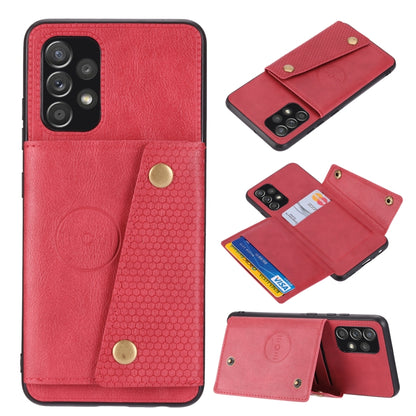 Double Buckle PU + TPU Shockproof Magnetic Phone Case, For OPPO Realme 9 Pro, For OPPO Realme 9 Pro+, For OPPO Realme 9i, For OPPO Realme C35, For vivo Y15s, For vivo Y33s, For Xiaomi Redmi 10C, For Xiaomi Redmi Note 11 5G Chinese                      ...