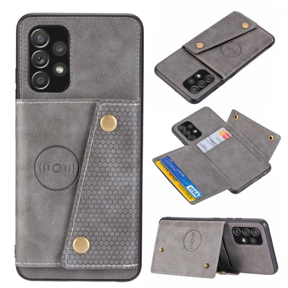 Double Buckle PU + TPU Shockproof Magnetic Phone Case, For OPPO Realme 9 Pro, For OPPO Realme 9 Pro+, For OPPO Realme 9i, For OPPO Realme C35, For vivo Y15s, For vivo Y33s, For Xiaomi Redmi 10C, For Xiaomi Redmi Note 11 5G Chinese                      ...