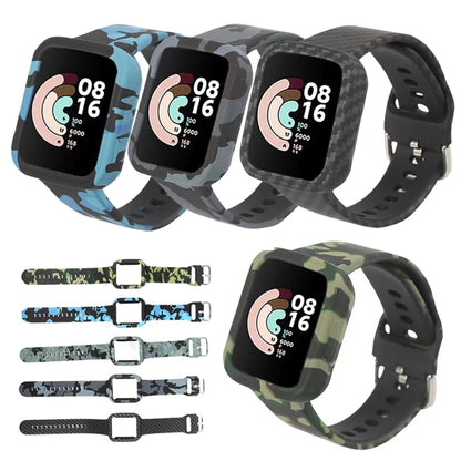 Camouflage Silicone Watch Band, For Xiaomi Redmi Watch, For Xiaomi Redmi Watch 2 / 2 Lite