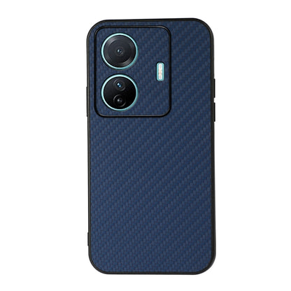 Accurate Hole Carbon Fiber Texture PU Phone Case, For vivo S15e, For OnePlus Ace, For OPPO A57 5G, For OPPO K10 5G, For OPPO K10 Pro 5G, For OPPO Realme 9 Pro
