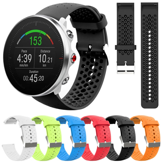 Silicone Watch Strap, For POLAR Vantage M
