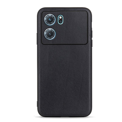 Accurate Hole Lambskin Texture Genuine Leather Phone Case, For OPPO A57 5G, For OPPO K10 5G, For OPPO K10 Pro 5G, For OPPO Realme 9 Pro, For vivo S15e, For OnePlus Ace