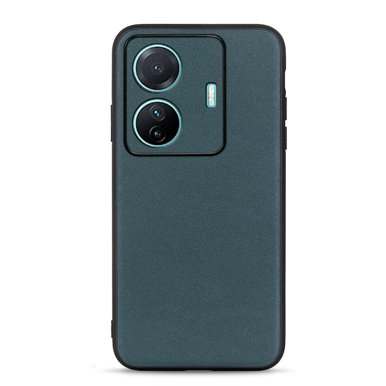 Accurate Hole Lambskin Texture Genuine Leather Phone Case, For OPPO A57 5G, For OPPO K10 5G, For OPPO K10 Pro 5G, For OPPO Realme 9 Pro, For vivo S15e, For OnePlus Ace
