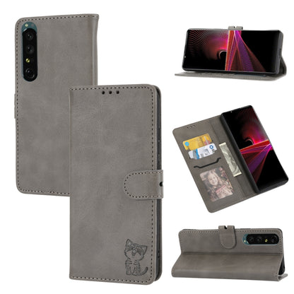 Embossed Happy Cat Pattern Leather Phone Case, For Google Pixel 6a, For Google Pixel 7 5G, For Google Pixel 7 Pro 5G, For Xiaomi Redmi 10A, For Xiaomi Redmi Note 11 4G Global/11S, For Xiaomi Redmi Note 11 Pro Global, For Samsung Galaxy A23 4G          ...