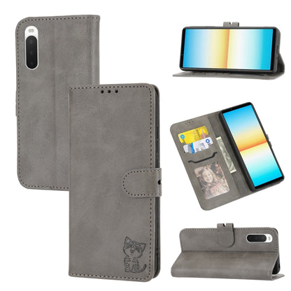 Embossed Happy Cat Pattern Leather Phone Case, For Google Pixel 6a, For Google Pixel 7 5G, For Google Pixel 7 Pro 5G, For Xiaomi Redmi 10A, For Xiaomi Redmi Note 11 4G Global/11S, For Xiaomi Redmi Note 11 Pro Global, For Samsung Galaxy A23 4G          ...