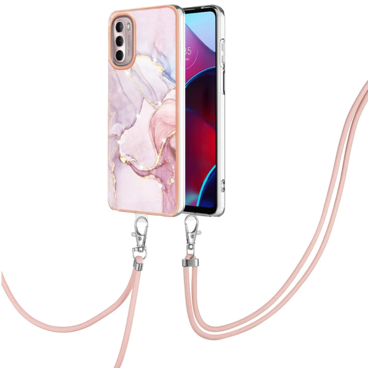 Electroplating Marble Pattern TPU Phone Case with Lanyard, For iPhone SE 2022 / SE 2020 / 8 / 7, For Motorola Moto G Stylus 2022, For Nokia G20 / G10, For Nokia G21 / G11, For Xiaomi 11T / 11T Pro, For Xiaomi Redmi 10, For Samsung Galaxy A23 5G / 4G   ...