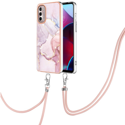 Electroplating Marble Pattern TPU Phone Case with Lanyard, For iPhone SE 2022 / SE 2020 / 8 / 7, For Motorola Moto G Stylus 2022, For Nokia G20 / G10, For Nokia G21 / G11, For Xiaomi 11T / 11T Pro, For Xiaomi Redmi 10, For Samsung Galaxy A23 5G / 4G   ...