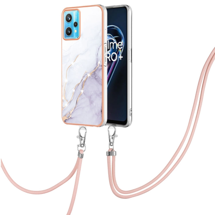 Electroplating Marble Pattern TPU Phone Case with Lanyard, For iPhone SE 2022 / SE 2020 / 8 / 7, For Motorola Moto G Stylus 2022, For Nokia G20 / G10, For Nokia G21 / G11, For Xiaomi 11T / 11T Pro, For Xiaomi Redmi 10, For Samsung Galaxy A23 5G / 4G   ...