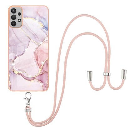 Electroplating Marble Pattern TPU Phone Case with Lanyard, For iPhone SE 2022 / SE 2020 / 8 / 7, For Motorola Moto G Stylus 2022, For Nokia G20 / G10, For Nokia G21 / G11, For Xiaomi 11T / 11T Pro, For Xiaomi Redmi 10, For Samsung Galaxy A23 5G / 4G   ...