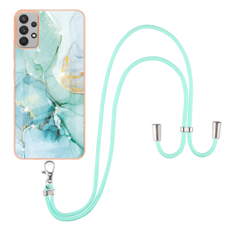 Electroplating Marble Pattern TPU Phone Case with Lanyard, For iPhone SE 2022 / SE 2020 / 8 / 7, For Motorola Moto G Stylus 2022, For Nokia G20 / G10, For Nokia G21 / G11, For Xiaomi 11T / 11T Pro, For Xiaomi Redmi 10, For Samsung Galaxy A23 5G / 4G   ...