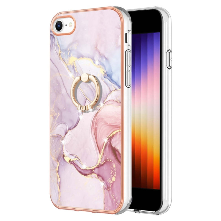 Electroplating Marble Pattern TPU Phone Case with Ring, For iPhone SE 2022 / SE 2020 / 8 / 7, For Motorola Moto G Stylus 2022, For Nokia G20 / G10, For Nokia G21 / G11, For Xiaomi 11T / 11T Pro, For Xiaomi Redmi 10, For Samsung Galaxy A23 5G / 4G      ...