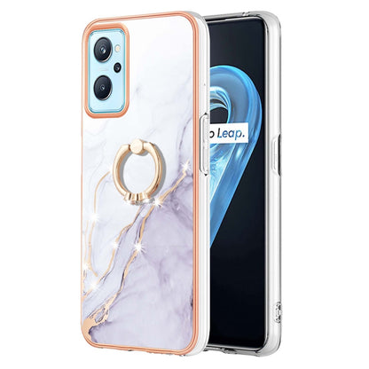 Electroplating Marble Pattern TPU Phone Case with Ring, For iPhone SE 2022 / SE 2020 / 8 / 7, For Motorola Moto G Stylus 2022, For Nokia G20 / G10, For Nokia G21 / G11, For Xiaomi 11T / 11T Pro, For Xiaomi Redmi 10, For Samsung Galaxy A23 5G / 4G      ...