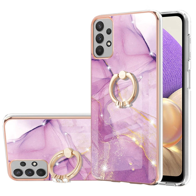 Electroplating Marble Pattern TPU Phone Case with Ring, For iPhone SE 2022 / SE 2020 / 8 / 7, For Motorola Moto G Stylus 2022, For Nokia G20 / G10, For Nokia G21 / G11, For Xiaomi 11T / 11T Pro, For Xiaomi Redmi 10, For Samsung Galaxy A23 5G / 4G      ...