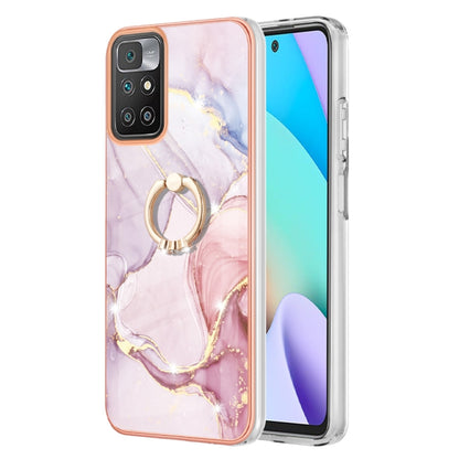 Electroplating Marble Pattern TPU Phone Case with Ring, For iPhone SE 2022 / SE 2020 / 8 / 7, For Motorola Moto G Stylus 2022, For Nokia G20 / G10, For Nokia G21 / G11, For Xiaomi 11T / 11T Pro, For Xiaomi Redmi 10, For Samsung Galaxy A23 5G / 4G      ...