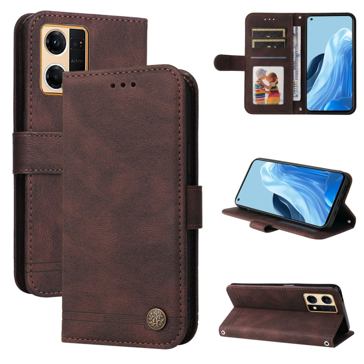 Skin Feel Life Tree Metal Button Leather Phone Case, For Xiaomi Redmi Note 11E / 10 Prime+ 5G, For Honor 50 Pro / Huawei nova 9 Pro, For Infinix Note 11, For OPPO Realme GT Neo3, For OPPO Reno7 4G / F21 Pro 4G, For Samsung Galaxy A03s US Version       ...