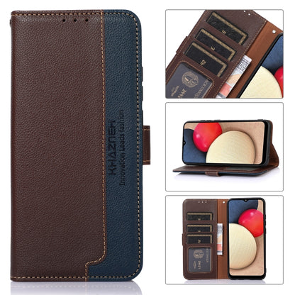 KHAZNEH Litchi Texture Leather RFID Phone Case, For Motorola Moto G 2022, For Motorola Moto G52 4G, For OPPO Realme GT2 Pro, For Samsung Galaxy Xcover6 Pro, For OnePlus Ace / 10R