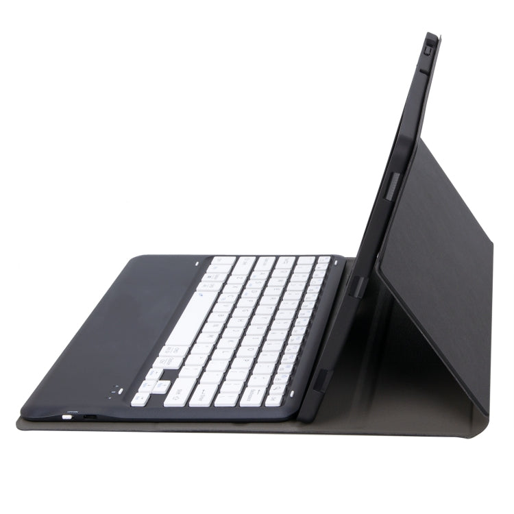 C12B Detachable Pen Slot Bluetooth Keyboard Leather Tablet Case, For iPad Air 13 2025 / 2024 / Pro 12.9 inch 2021/2020/2018
