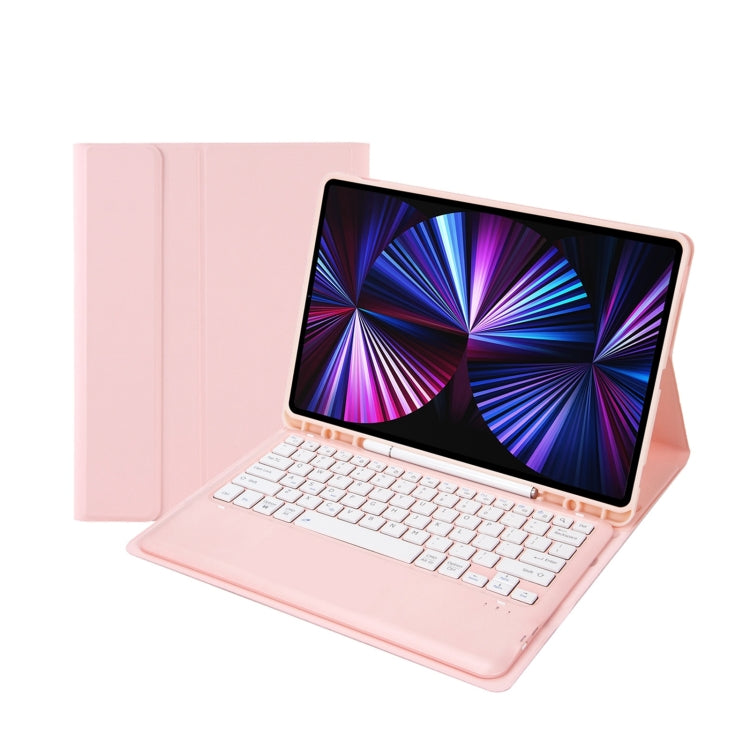C12B Detachable Pen Slot Bluetooth Keyboard Leather Tablet Case, For iPad Air 13 2025 / 2024 / Pro 12.9 inch 2021/2020/2018