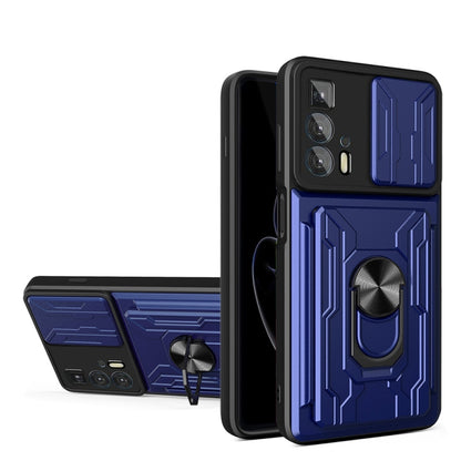 Sliding Camshield TPU+PC Phone Case with Card Slot, For Motorola Edge 20 Pro, For Motorola Moto G100, For OPPO A16, For Xiaomi 12 Pro, For OPPO Realme 8i