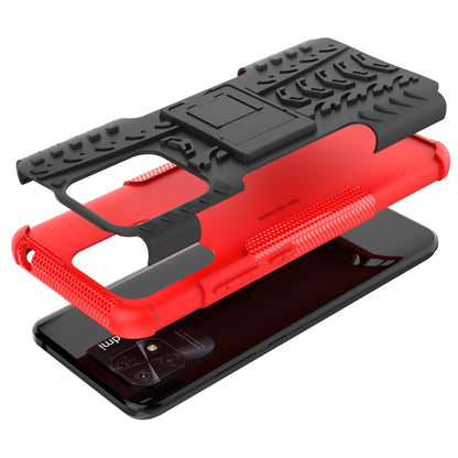 Tire Texture TPU + PC Phone Case with Holder, For Xiaomi Redmi 10C 4G global