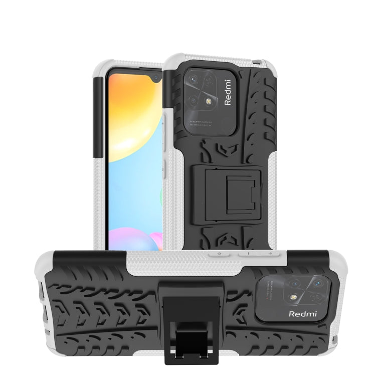 Tire Texture TPU + PC Phone Case with Holder, For Xiaomi Redmi 10C 4G global, For Motorola Moto G 5G 2022, For OPPO Realme 9i, For Xiaomi Redmi Note 11E 5G