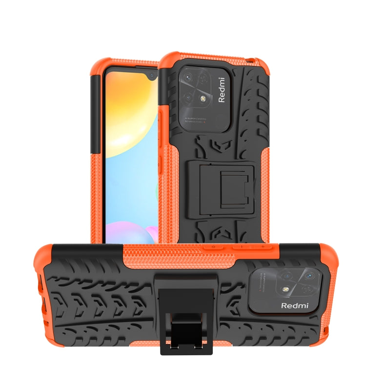 Tire Texture TPU + PC Phone Case with Holder, For Xiaomi Redmi 10C 4G global, For Motorola Moto G 5G 2022, For OPPO Realme 9i, For Xiaomi Redmi Note 11E 5G