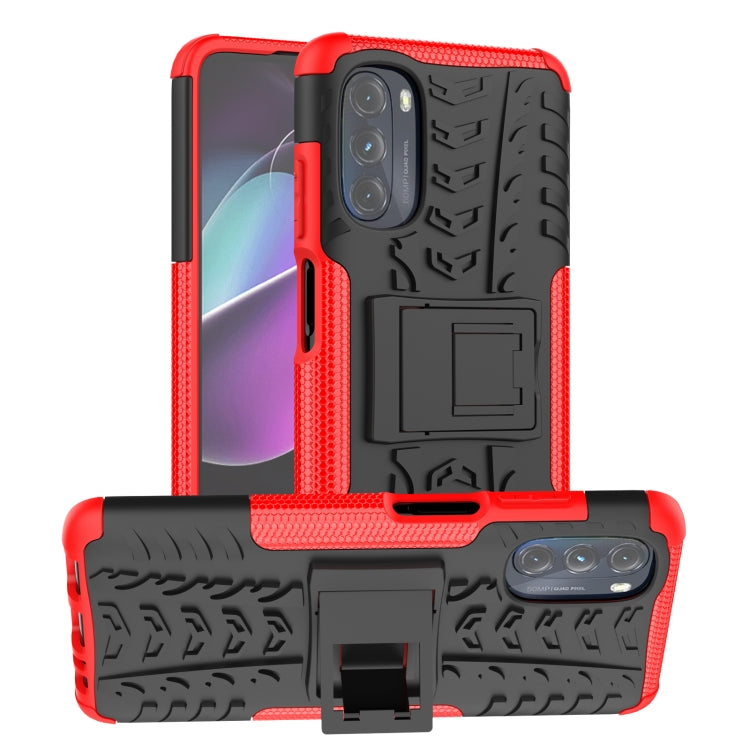Tire Texture TPU + PC Phone Case with Holder, For Xiaomi Redmi 10C 4G global, For Motorola Moto G 5G 2022, For OPPO Realme 9i, For Xiaomi Redmi Note 11E 5G