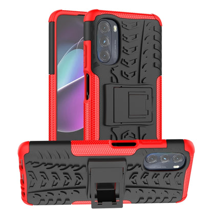 Tire Texture TPU + PC Phone Case with Holder, For Xiaomi Redmi 10C 4G global, For Motorola Moto G 5G 2022, For OPPO Realme 9i, For Xiaomi Redmi Note 11E 5G