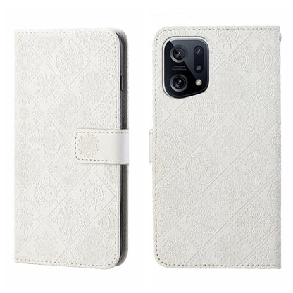 Ethnic Style Embossed Pattern Leather Phone Case, For OPPO A96 5G, For OPPO Find X5, For OPPO Find X5 Pro, For OPPO Realme 9i, For OPPO Reno7, For Xiaomi Poco M4 Pro 5G, For Xiaomi Poco X4 Pro 5G, For Xiaomi 12 Lite
