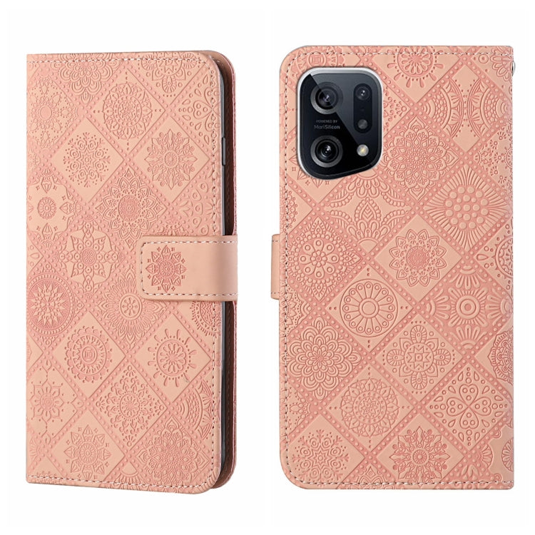 Ethnic Style Embossed Pattern Leather Phone Case, For OPPO A96 5G, For OPPO Find X5, For OPPO Find X5 Pro, For OPPO Realme 9i, For OPPO Reno7, For Xiaomi Poco M4 Pro 5G, For Xiaomi Poco X4 Pro 5G, For Xiaomi 12 Lite
