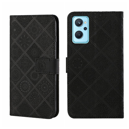Ethnic Style Embossed Pattern Leather Phone Case, For OPPO A96 5G, For OPPO Find X5, For OPPO Find X5 Pro, For OPPO Realme 9i, For OPPO Reno7, For Xiaomi Poco M4 Pro 5G, For Xiaomi Poco X4 Pro 5G, For Xiaomi 12 Lite