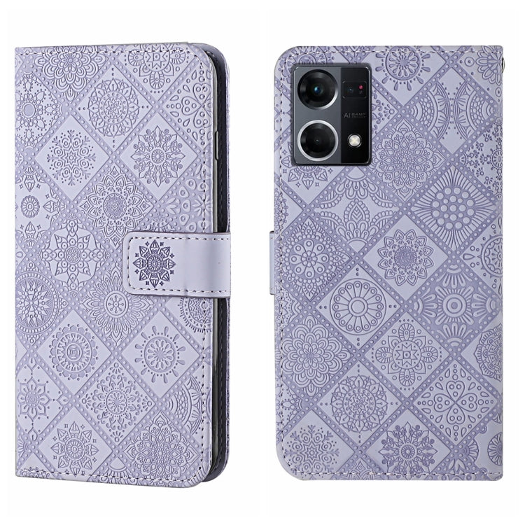 Ethnic Style Embossed Pattern Leather Phone Case, For OPPO A96 5G, For OPPO Find X5, For OPPO Find X5 Pro, For OPPO Realme 9i, For OPPO Reno7, For Xiaomi Poco M4 Pro 5G, For Xiaomi Poco X4 Pro 5G, For Xiaomi 12 Lite