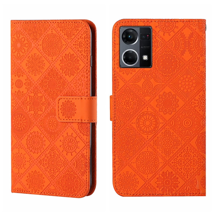 Ethnic Style Embossed Pattern Leather Phone Case, For OPPO A96 5G, For OPPO Find X5, For OPPO Find X5 Pro, For OPPO Realme 9i, For OPPO Reno7, For Xiaomi Poco M4 Pro 5G, For Xiaomi Poco X4 Pro 5G, For Xiaomi 12 Lite