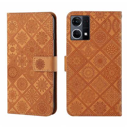 Ethnic Style Embossed Pattern Leather Phone Case, For OPPO A96 5G, For OPPO Find X5, For OPPO Find X5 Pro, For OPPO Realme 9i, For OPPO Reno7, For Xiaomi Poco M4 Pro 5G, For Xiaomi Poco X4 Pro 5G, For Xiaomi 12 Lite