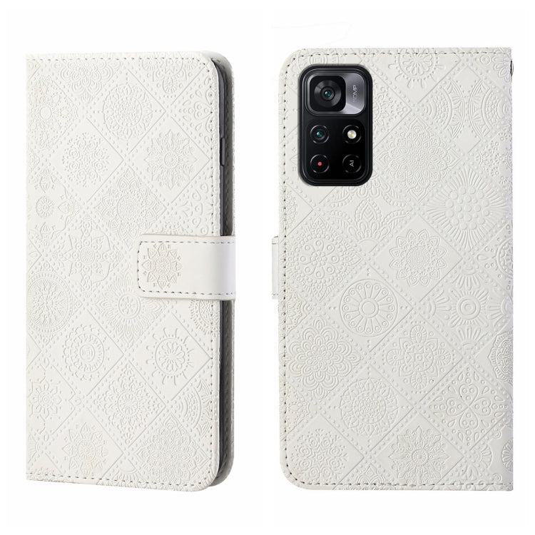 Ethnic Style Embossed Pattern Leather Phone Case, For OPPO A96 5G, For OPPO Find X5, For OPPO Find X5 Pro, For OPPO Realme 9i, For OPPO Reno7, For Xiaomi Poco M4 Pro 5G, For Xiaomi Poco X4 Pro 5G, For Xiaomi 12 Lite