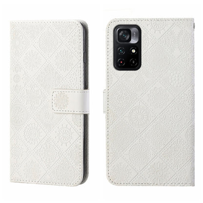 Ethnic Style Embossed Pattern Leather Phone Case, For OPPO A96 5G, For OPPO Find X5, For OPPO Find X5 Pro, For OPPO Realme 9i, For OPPO Reno7, For Xiaomi Poco M4 Pro 5G, For Xiaomi Poco X4 Pro 5G, For Xiaomi 12 Lite