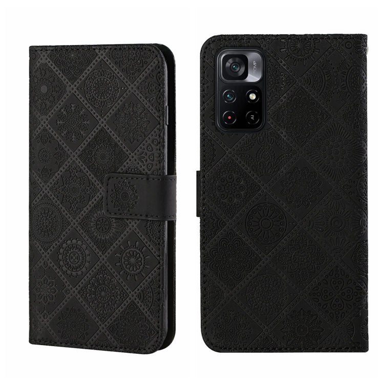 Ethnic Style Embossed Pattern Leather Phone Case, For OPPO A96 5G, For OPPO Find X5, For OPPO Find X5 Pro, For OPPO Realme 9i, For OPPO Reno7, For Xiaomi Poco M4 Pro 5G, For Xiaomi Poco X4 Pro 5G, For Xiaomi 12 Lite
