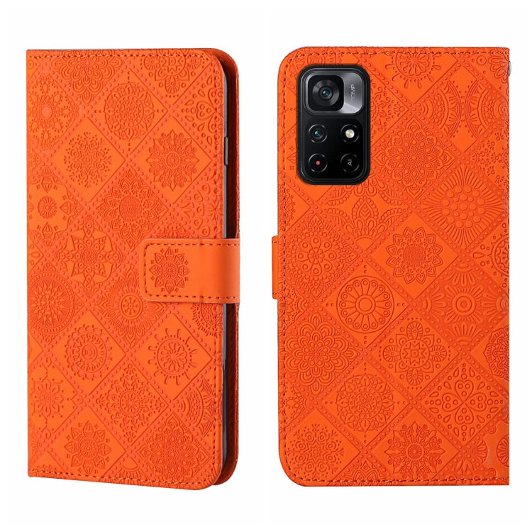 Ethnic Style Embossed Pattern Leather Phone Case, For OPPO A96 5G, For OPPO Find X5, For OPPO Find X5 Pro, For OPPO Realme 9i, For OPPO Reno7, For Xiaomi Poco M4 Pro 5G, For Xiaomi Poco X4 Pro 5G, For Xiaomi 12 Lite