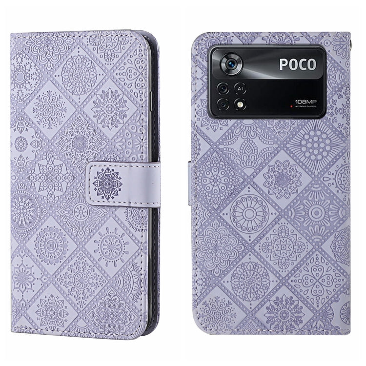 Ethnic Style Embossed Pattern Leather Phone Case, For OPPO A96 5G, For OPPO Find X5, For OPPO Find X5 Pro, For OPPO Realme 9i, For OPPO Reno7, For Xiaomi Poco M4 Pro 5G, For Xiaomi Poco X4 Pro 5G, For Xiaomi 12 Lite