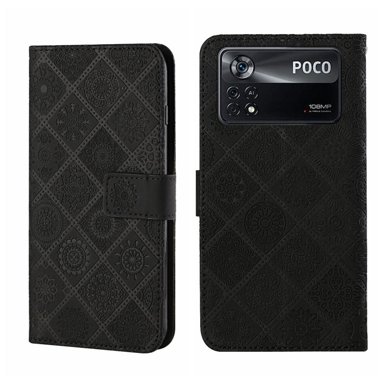 Ethnic Style Embossed Pattern Leather Phone Case, For OPPO A96 5G, For OPPO Find X5, For OPPO Find X5 Pro, For OPPO Realme 9i, For OPPO Reno7, For Xiaomi Poco M4 Pro 5G, For Xiaomi Poco X4 Pro 5G, For Xiaomi 12 Lite