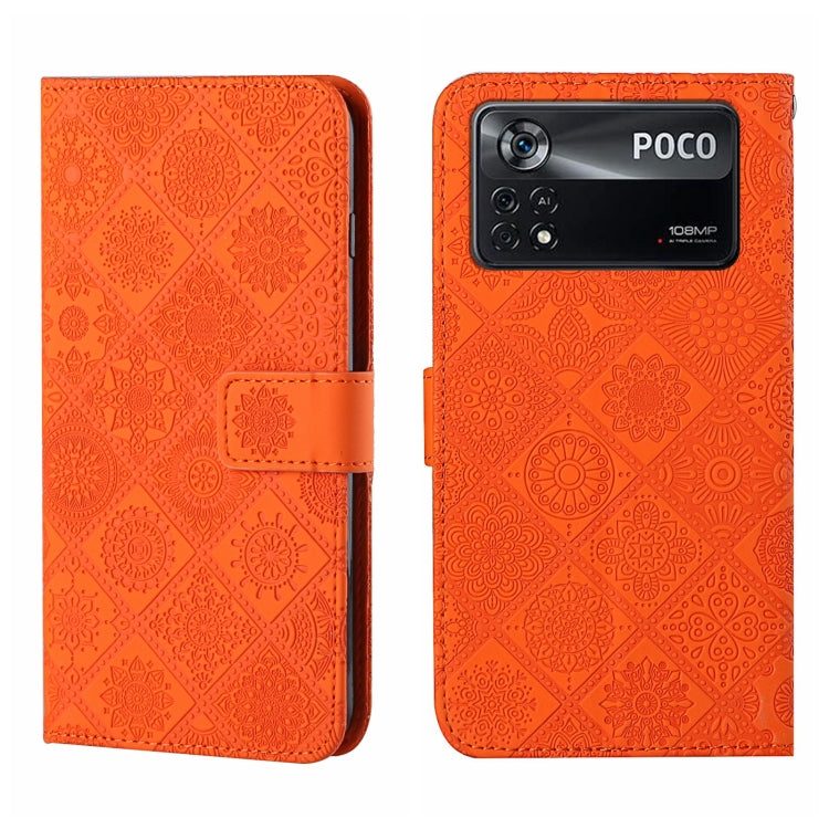 Ethnic Style Embossed Pattern Leather Phone Case, For OPPO A96 5G, For OPPO Find X5, For OPPO Find X5 Pro, For OPPO Realme 9i, For OPPO Reno7, For Xiaomi Poco M4 Pro 5G, For Xiaomi Poco X4 Pro 5G, For Xiaomi 12 Lite
