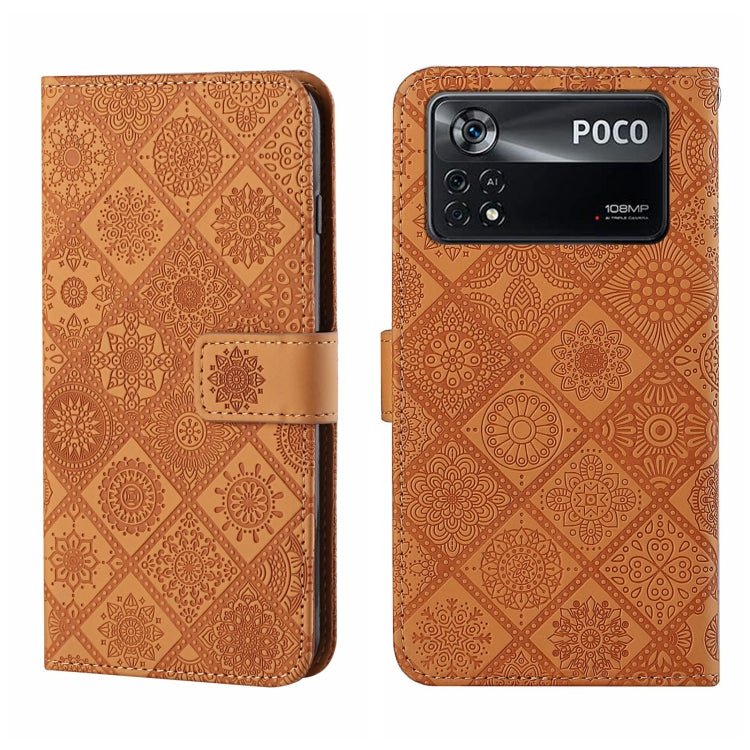 Ethnic Style Embossed Pattern Leather Phone Case, For OPPO A96 5G, For OPPO Find X5, For OPPO Find X5 Pro, For OPPO Realme 9i, For OPPO Reno7, For Xiaomi Poco M4 Pro 5G, For Xiaomi Poco X4 Pro 5G, For Xiaomi 12 Lite
